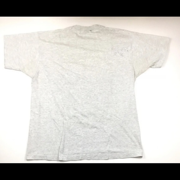 Vtg 90s Duke Blue Devils T-Shirt Flames Spell Out Logo Fire Basketball USA Sz XL - Picture 7 of 12